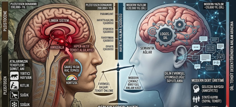 Evrimsel uyumsuzluk ve dil bağlantısı